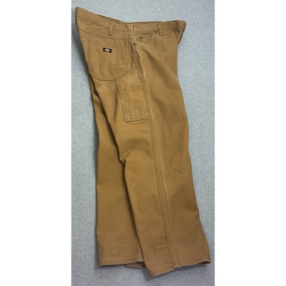 Dickies Men’s Work Pants 42x30 Brown Canvas Carpenter Utility VTG - Picture 8 of 13